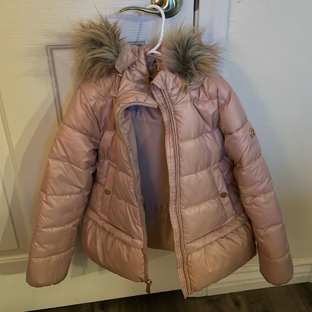 GORGEOUS MK blush puffy coat